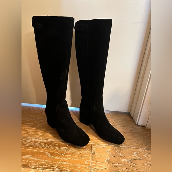 NWOT Bandolino Farron Suede Black Boot‎ Size 7M - Picture 1 of 7